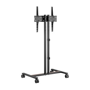 SOPORTE MONITOR AISENS SUELO CON RUEDAS MONITOR TV 35KG 32"-55" NEGRO 2