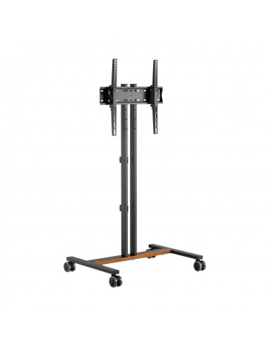 SOPORTE MONITOR AISENS SUELO CON RUEDAS MONITOR TV 35KG 32"-55" NEGRO