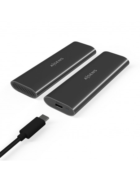 CAJA EXTERNA AISENS M.2 NGFF ASM2-015GR SATA NVME A USB3.1 GEN2 GRIS