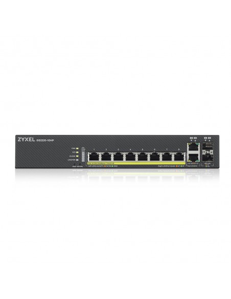 SWITCH ZYXEL GS2220-10HP CPNT8 PORT GB L2 POE+ SWITCH