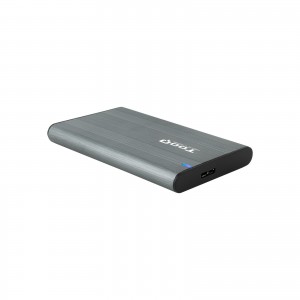 CAJA EXTERNA TOOQ 2,5" SATA USB3.1 GEN1 GRIS 2