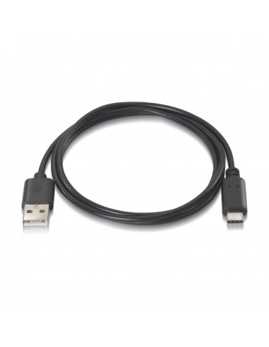 CABLE AISENS USB 2.0 3A TIPO USB-C M-A M NEGRO 2.0M