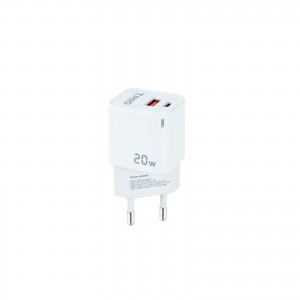 CARGADOR DE PARED TOOQ USB-C PD USB-A QC 20W