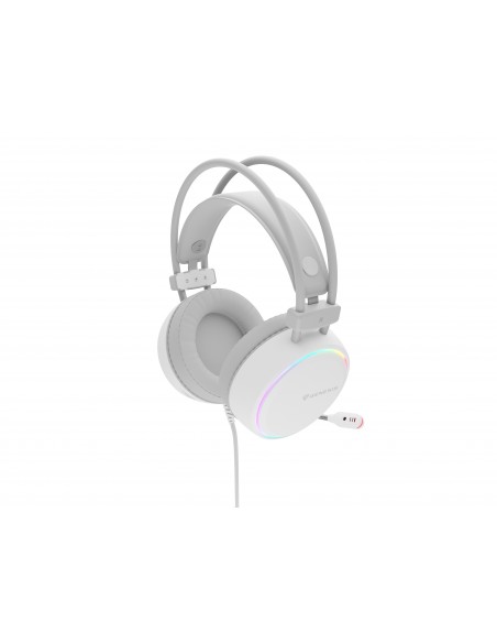 AURICULARES GAMING GENESIS NEON 613 2.0 RGB BLANCOS