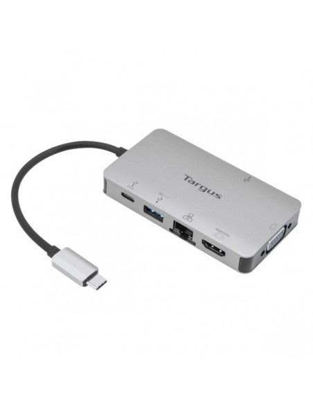 DOCKING STATION TARGUS TIPO C A 1x HDMI 1x VGA 1x USB-A 1x TIPO C PLATA