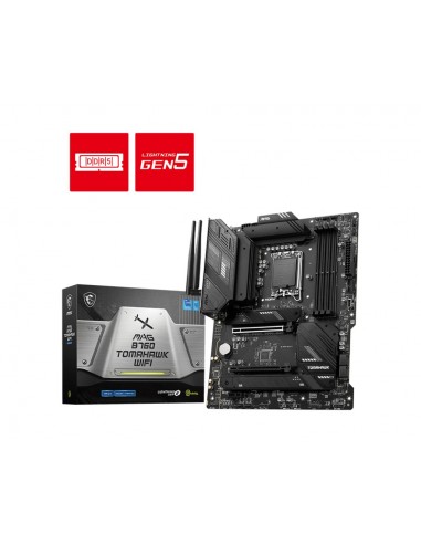 PLACA BASE MSI MAG B760 TOMAHAWK WIFI 1700 ATX 4XDDR5