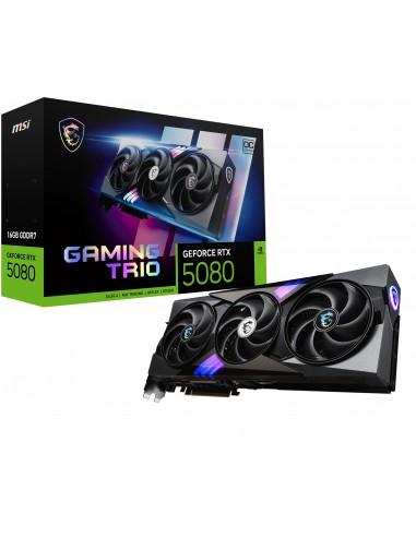 TARJETA GRAFICA MSI RTX 5080 16G GAMING TRIO OC
