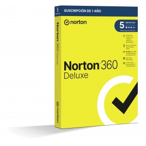 NORTON 360 DELUXE 50GB ES 1 USER 5 DEVICE 12MO 2