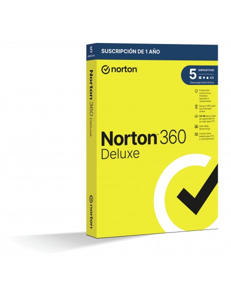 NORTON 360 DELUXE 50GB ES 1 USER 5 DEVICE 12MO