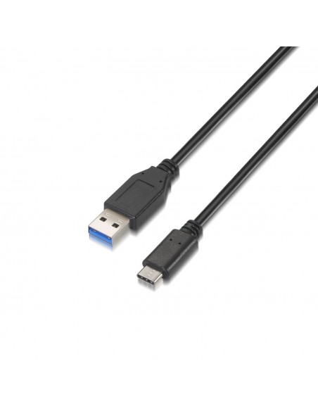 CABLE AISENS USB 3.1 GEN2 10GBPS 3A TIPO USB-C M-A M NEGRO 1.0M