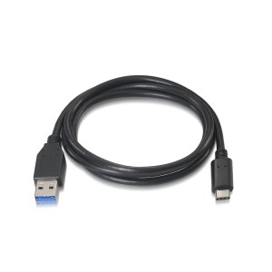 CABLE AISENS USB 3.1 GEN2 10GBPS 3A TIPO USB-C M-A M NEGRO 1.0M 2