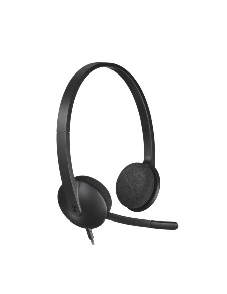 AURICULARES LOGITECH H340 NEGRO MICROFONO ALAMBRICO USB