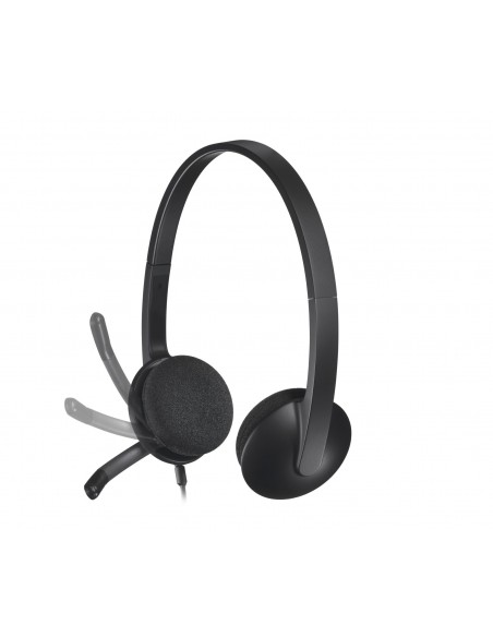 AURICULARES LOGITECH H340 NEGRO MICROFONO ALAMBRICO USB