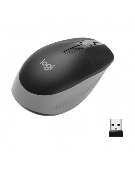 RATON LOGITECH M190 INALAMBRICO NEGRO GRIS