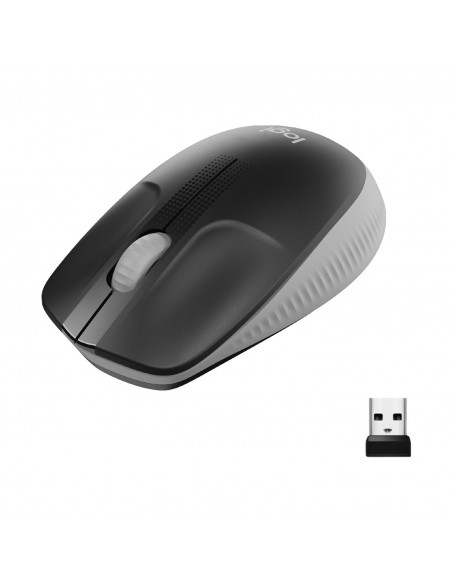 RATON LOGITECH M190 INALAMBRICO NEGRO GRIS