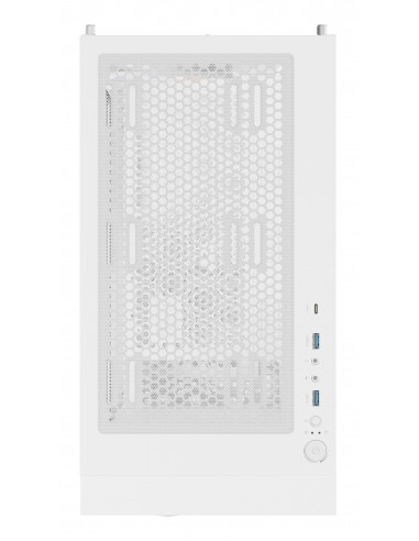 CAJA GAMING GENESIS DIAXID 605 ARGB ATX MEDIATORRE 1XUSB-C 2XUSB3.0 WH SIN PSU