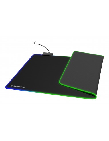 ALFOMBRILLA GENESIS BORON 500 XXL RGB LOGO 800X400 MM