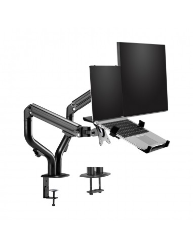 SOPORTE MESA AISENS CONTRAPESO GIRATORIO E INCLINABLE PORTATIL MONITOR 8KG 17-32