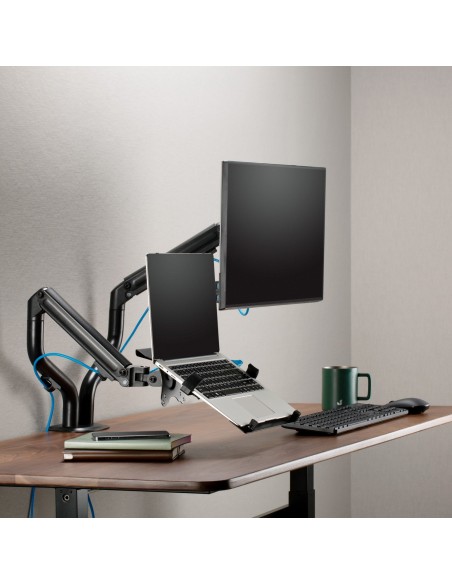 SOPORTE MESA AISENS CONTRAPESO GIRATORIO E INCLINABLE PORTATIL MONITOR 8KG 17-32