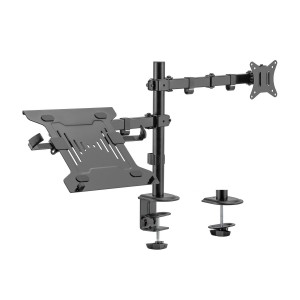 SOPORTE MONITOR AISENS MESA GIRATORIO E INCLINABLE PORTATIL MONITOR 9KG 17"-32"