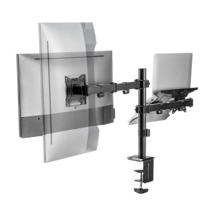 SOPORTE MONITOR AISENS MESA GIRATORIO E INCLINABLE PORTATIL MONITOR 9KG 17"-32" 2
