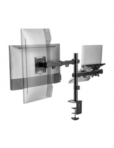 SOPORTE MONITOR AISENS MESA GIRATORIO E INCLINABLE PORTATIL MONITOR 9KG 17"-32"