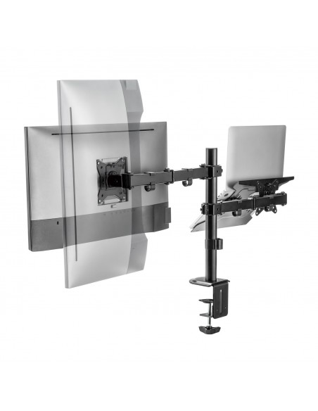 SOPORTE MONITOR AISENS MESA GIRATORIO E INCLINABLE PORTATIL MONITOR 9KG 17"-32"