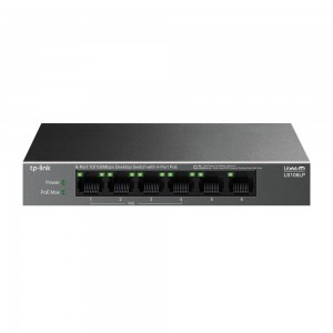 DESKTOP SWITCH 6-PORT 10 100MBPSWITH 4-PORT POE+