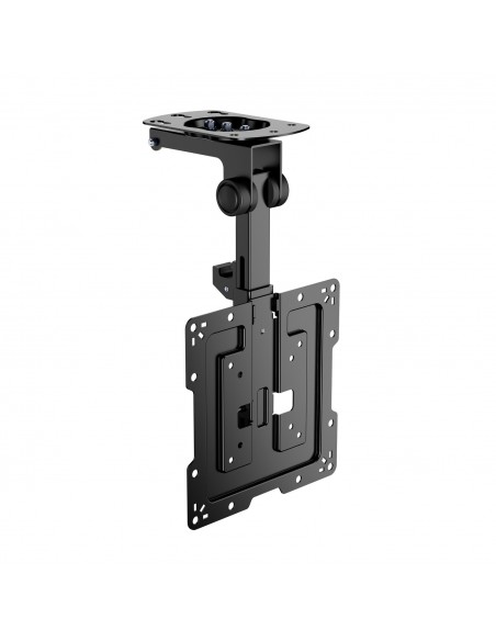 SOPORTE DE TECHO AISENS GIRATORIO PLEGABLE PARA MONITORTV 20KG DE 19-43 NEGRO