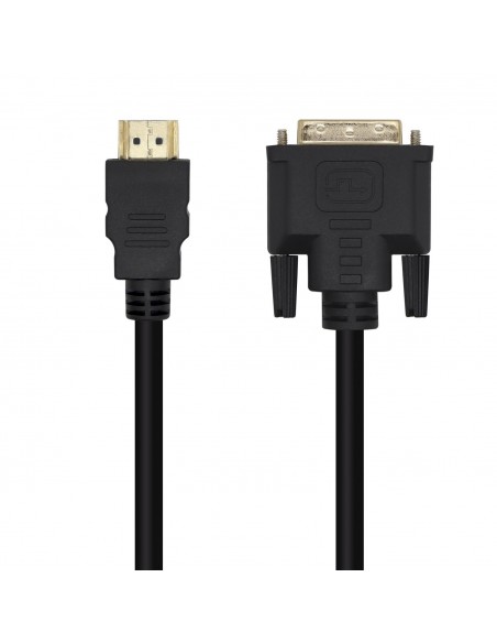 CABLE DVI A HDMI DVI18+1 M-HDMI A M NEGRO 3.0M