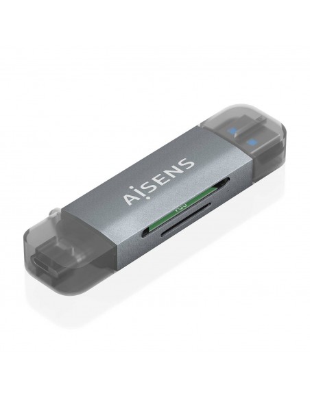 LECTOR TARJETAS AISENS SD MICRO SD MMC RS-MMC MMC MICRO USB-C Y A