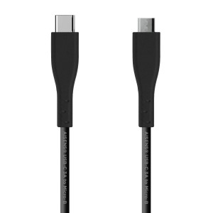 CABLE USB 2.0 AISENS 3A TIPO USB-C M-USB-C M NEGRO 1.0M