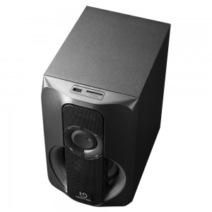 ALTAVOCES HIDITEC 2.1 MULTIMEDIA H400 DARK EDITION 80W BLUETOOTH USB SD RADIO 2
