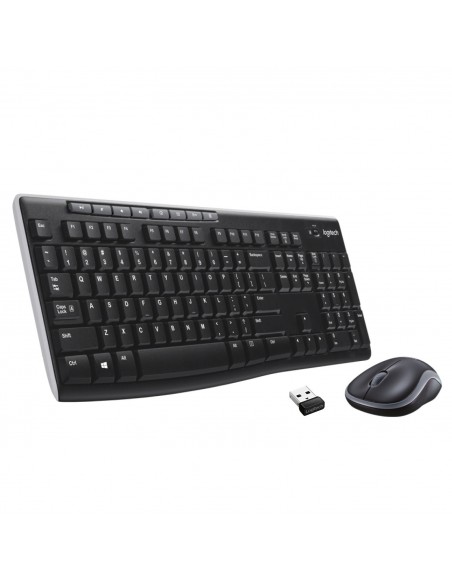 COMBO TECLADO RATON LOGITECH MK270 RF INALAMBRICO NEGRO