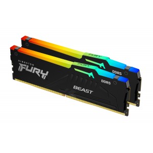 DDR5 KINGSTON 2x 16GB 5200 FURY BEAST RGB