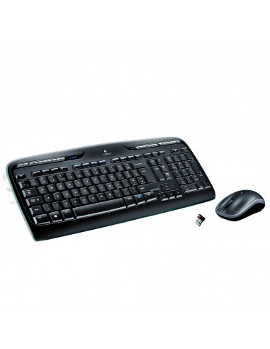 COMBO TECLADO RATON LOGITECH MK330 RF INALAMBRICO NEGRO