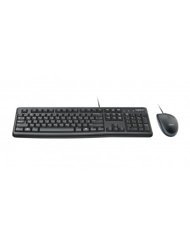COMBO TECLADO RATON LOGITECH MK120 USB NEGRO