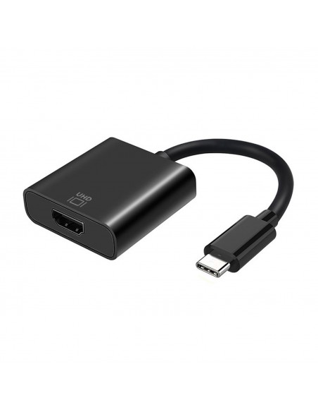 CONVERSOR AISENS USB-C A HDMI 4K@60HZ USB-C M-HDMI H NEGRO 15CM