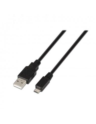 CABLE AISENS USB 2.0 TIPO A M-MICRO B M NEGRO 0.8M
