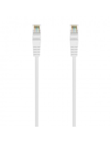 CABLE RED AISENS LATIGUILLO RJ45 LSZH CAT.6A UTP AWG24 3.0M BLANCO