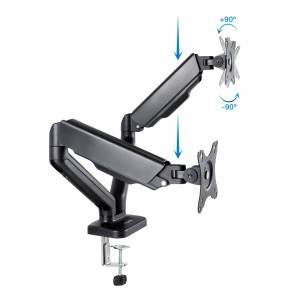 SOPORTE MESA TOOQ PANT. GIRA INCLI 2 BRAZOS 17-32 NEGRO 2