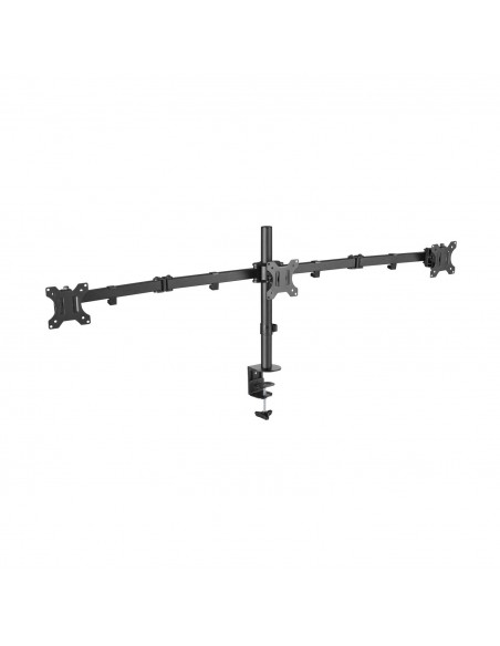 SOPORTE MESA AISENS 3 MONITORES 7KG 13"-27" GIRATORIO INCLINABLE NEGRO