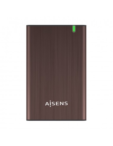 CAJA EXTERNA DISCO 2.5" AISENS 9.5MM SATA A USB 3.0 USB3.1 GEN1 MARRON