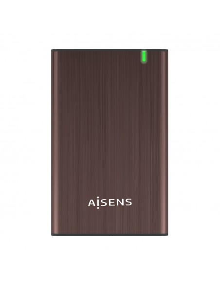 CAJA EXTERNA DISCO 2.5" AISENS 9.5MM SATA A USB 3.0 USB3.1 GEN1 MARRON