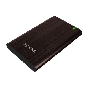 CAJA EXTERNA DISCO 2.5" AISENS 9.5MM SATA A USB 3.0 USB3.1 GEN1 MARRON 2