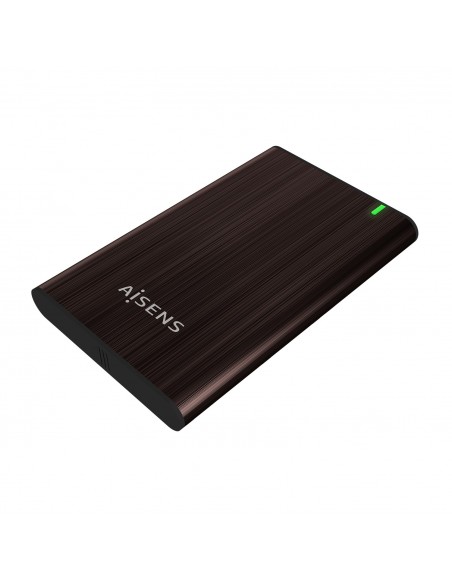 CAJA EXTERNA DISCO 2.5" AISENS 9.5MM SATA A USB 3.0 USB3.1 GEN1 MARRON