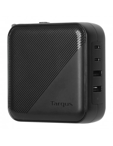 CARGADOR PORTATIL TARGUS 100 W GAN CHARGER - MULTI PORT - WITH TRAVEL ADAPTERS