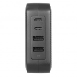 CARGADOR PORTATIL TARGUS 100 W GAN CHARGER - MULTI PORT - WITH TRAVEL ADAPTERS 2