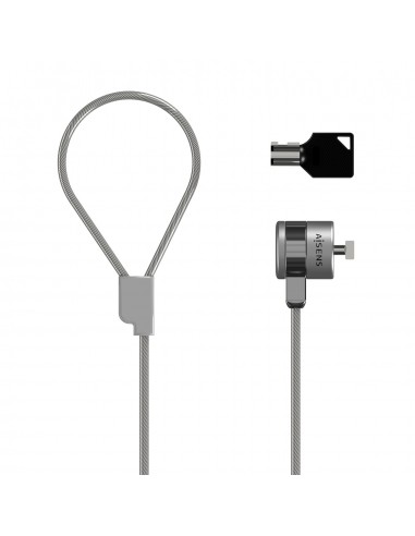 CABLE SEGURIDAD AISENS CERRADURA LLAVE 1.5M