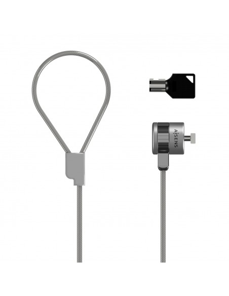 CABLE SEGURIDAD AISENS CERRADURA LLAVE 1.5M